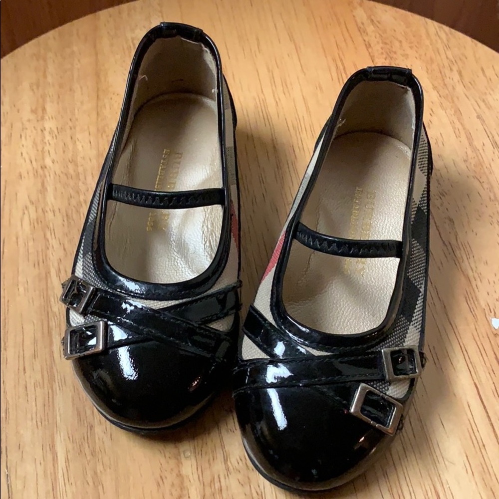 Authentic Burberry little girls shoes